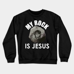 Rock Is Jesus Lover Crewneck Sweatshirt